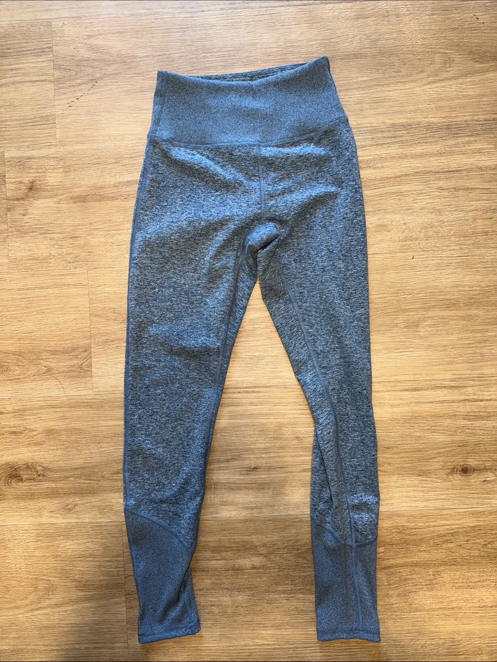 Zobha Heather Grey High-Waist Seamless Leggings